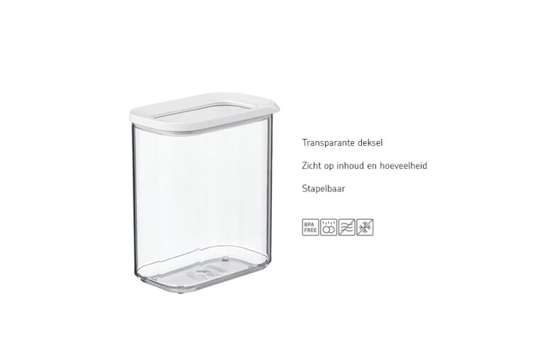 mepal Bewaardoos Modula 1500 ml - wit