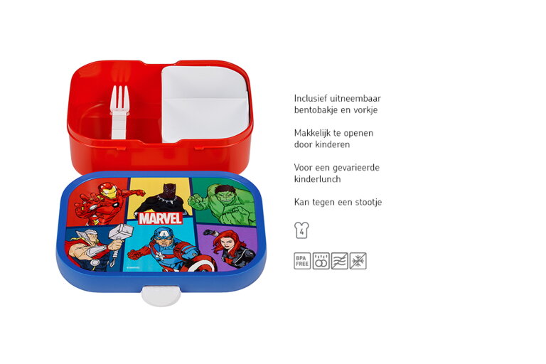 mepal Campus Bento lunchbox met vorkje - Avengers