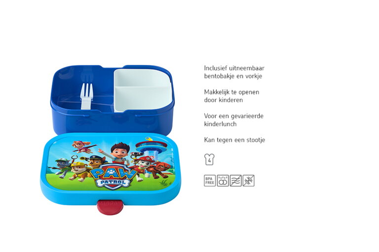 mepal Campus Bento lunchbox met vorkje - Paw Patrol