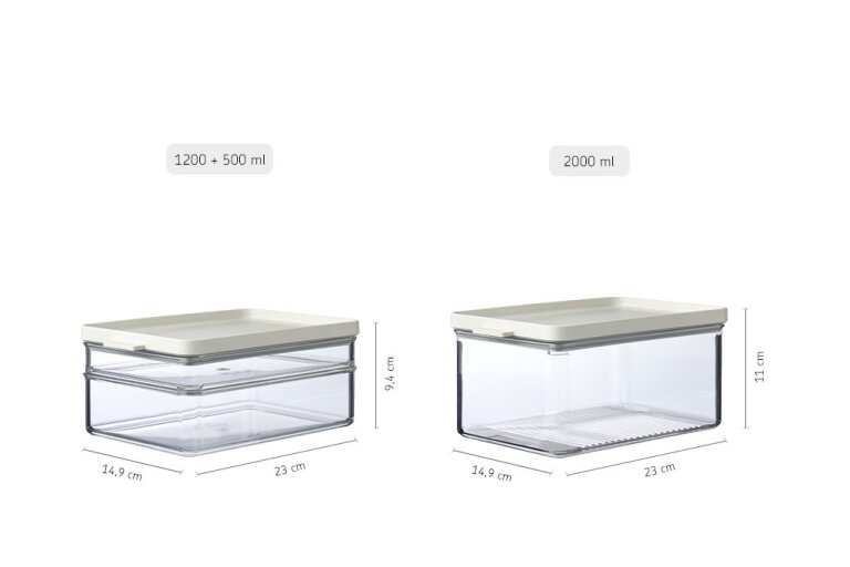 mepal Koelkastdoos Omnia kaas - Nordic sage