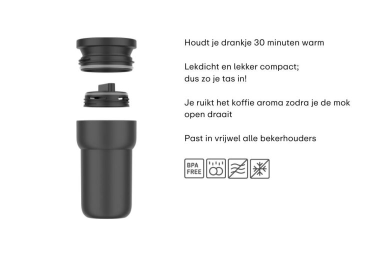 mepal Reisbeker Ellipse 275 ml - Vivid mauve