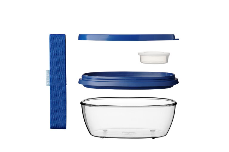 Mepal Saladbox Ellipse - Nordic Black