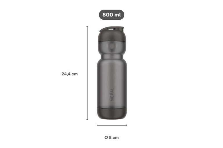 Mepal Shakebeker 800 Ml - Graphite Black