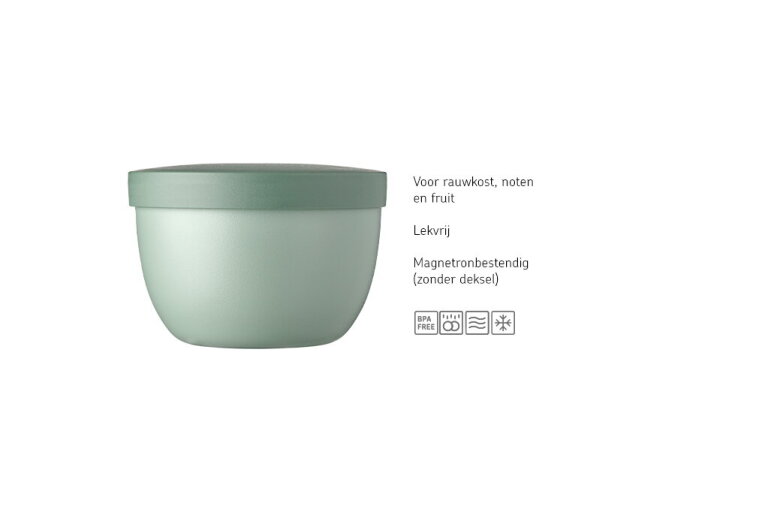 mepal Snackpot Ellipse 350 ml - Nordic sage