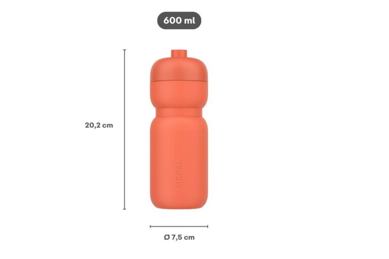 Mepal Sportbidon Squeeze 600 Ml - Ceramic White