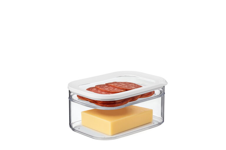 Mepal Modula Koelkastdoos 2-delig 2000 Ml + 550 Ml - Zwart