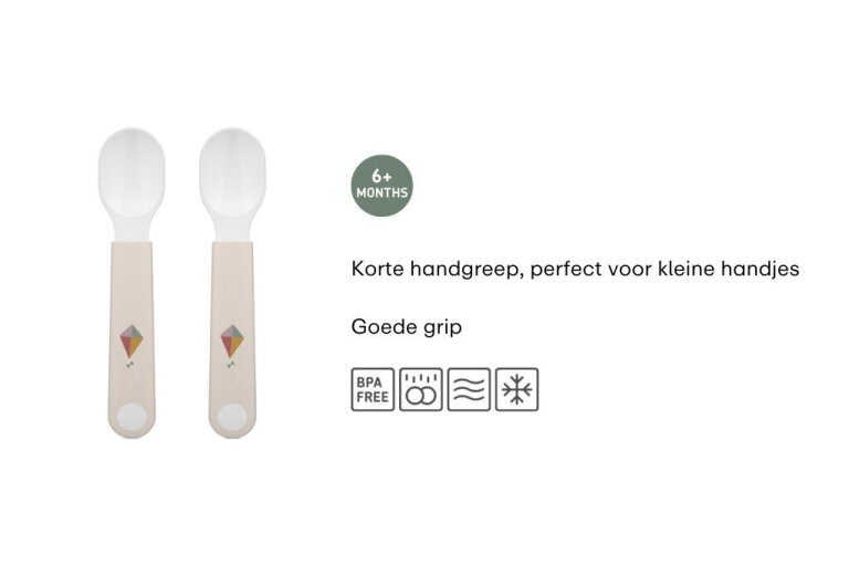 mepal Oefenlepel Mepal Mio set van 2 - Little Dutch - Flowers & Butterflies