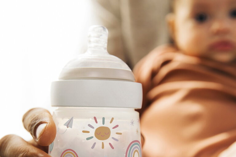 Mepal Set Flesspeen Mepal Mio 2-delig Fast Flow - Transparant