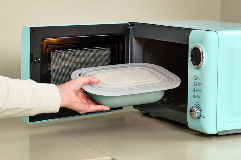 Mepal Set Multikom Cirqula Rechthoekig 1000 Ml 2 Stuks - Nordic Blue