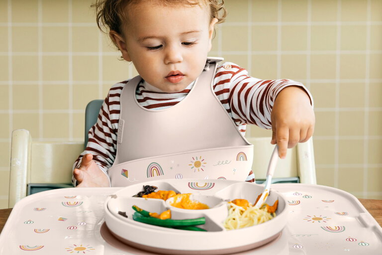 Mepal Set Oefenlepel Mepal Mio 2 Stuks - Sunshine & Rainbow