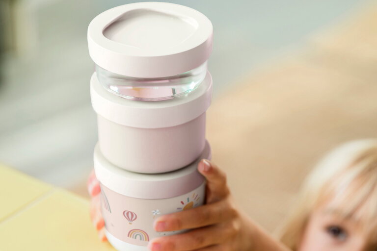 Mepal Stapelbare Snackbox Mepal Mio 3-delig - Little Farm