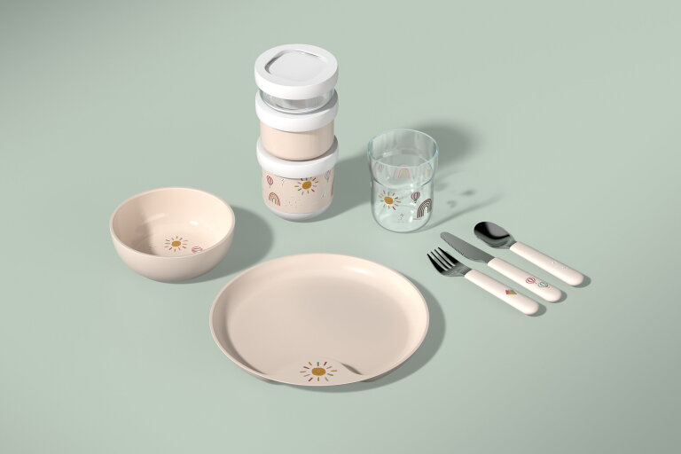 Mepal Stapelbare Snackbox Mepal Mio 3-delig - Little Farm