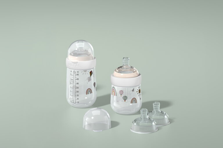mepal Starterset babyflessen Mepal Mio 4-delig - Little Goose