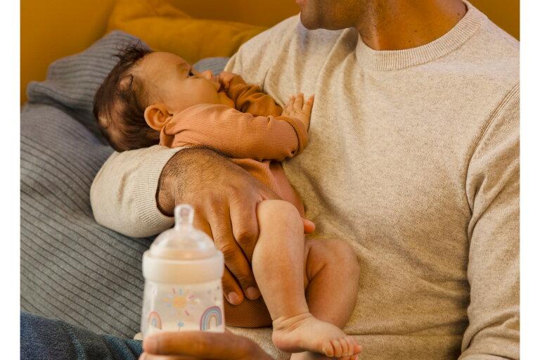 Mepal Starterset Babyflessen Mepal Mio 4-delig - Sunshine & Rainbow