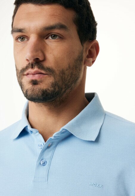 Mexx Basic Korte Mouwen Polo Blauw