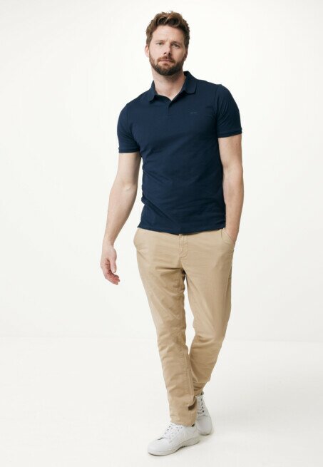 Mexx Basic Korte Mouwen Polo Navy