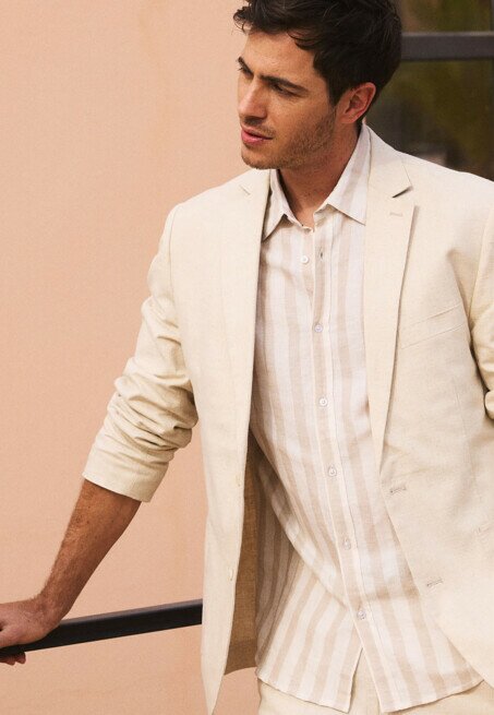 Mexx Blazer Aurelio Getailleerd Zand