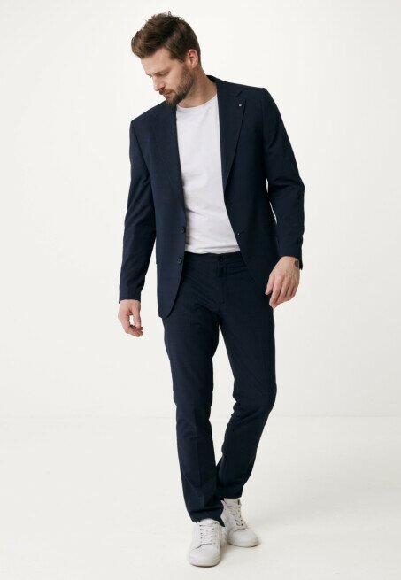 Mexx Blazer Geruit Navy
