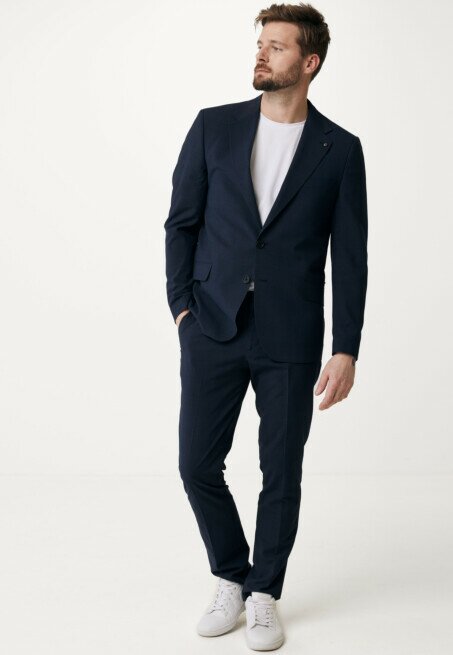 Mexx Blazer Geruit Navy