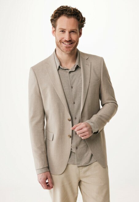 mexx Blazer Getailleerd Zand