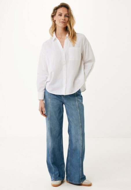 Mexx Blouse Linnen Wit