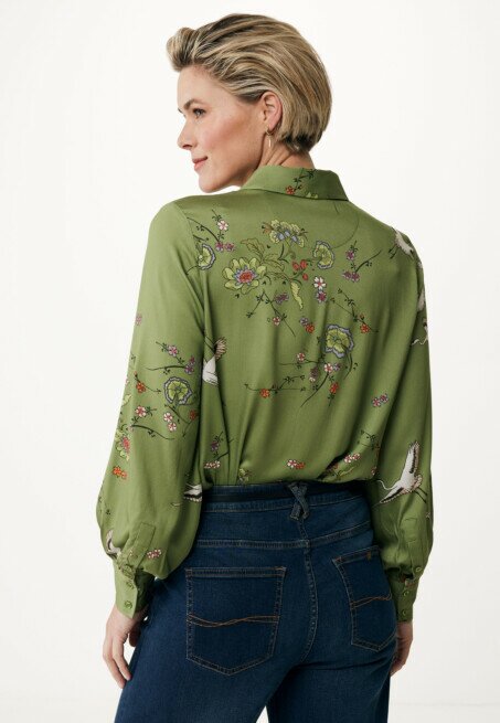 Mexx Blouse Met Print Groen