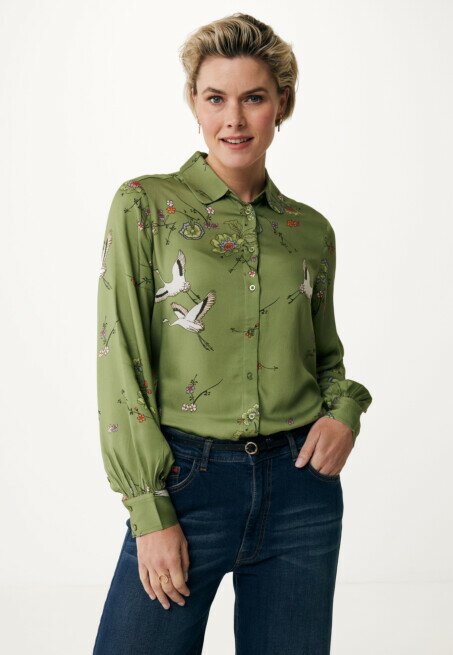 mexx Blouse Met print Groen