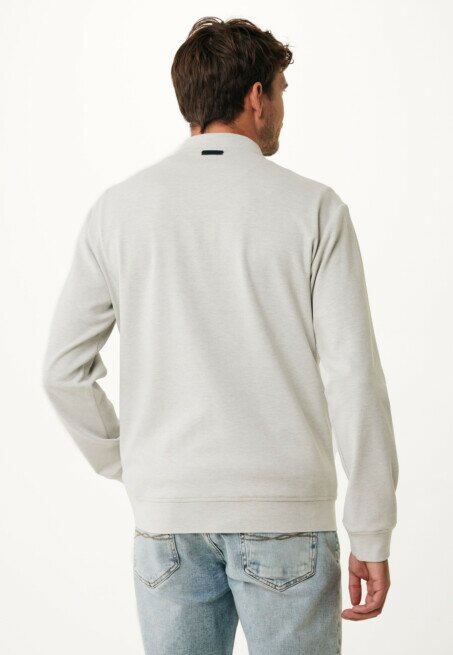 Mexx Bomber Full Zip Structured Knit Off White