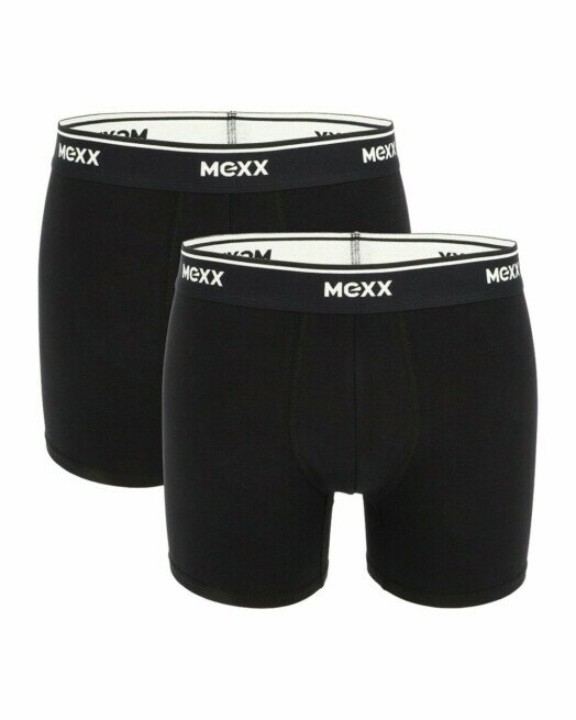 mexx Boxershorts 2-pack Zwart/Zwart