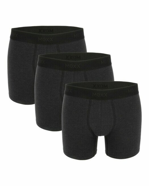 mexx Boxershorts 3-pack Gemêleerd Zwart