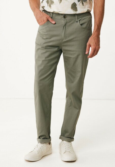 mexx Broek Chino Saliegroen