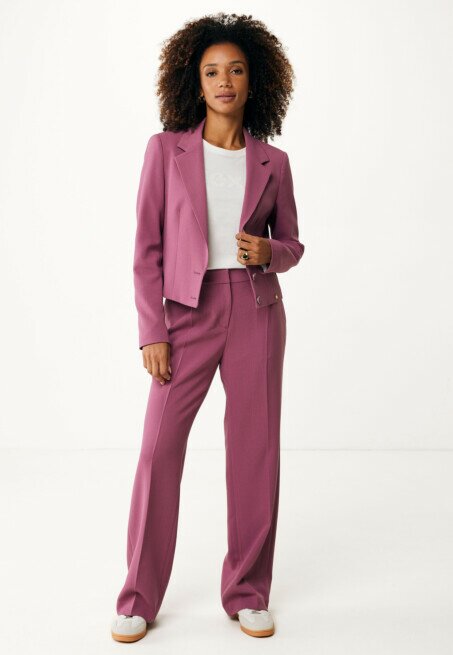 Mexx Broek Straight Leg Medium Mauve