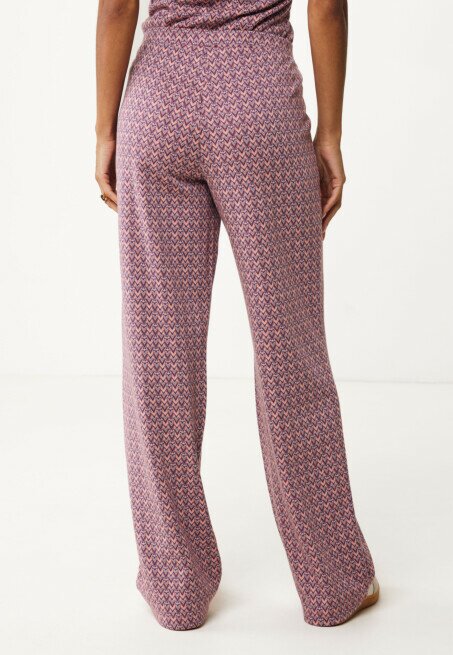 Mexx Broek Straight Leg Paars