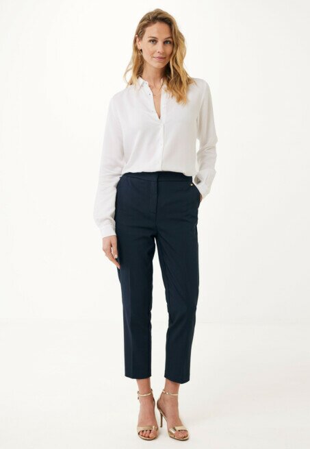 Mexx Broek Toelopend Donkerblauw