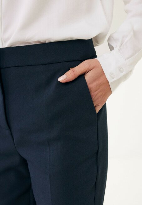 Mexx Broek Toelopend Donkerblauw