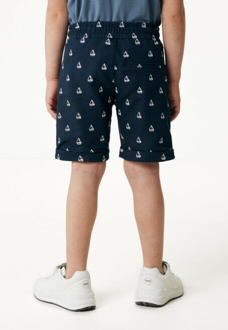 Mexx Chino Shorts With Roll Up Cuff Navy
