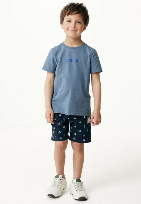 Mexx Chino Shorts With Roll Up Cuff Navy
