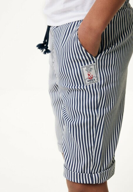 Mexx Chino Shorts With Roll Up Cuff Off White