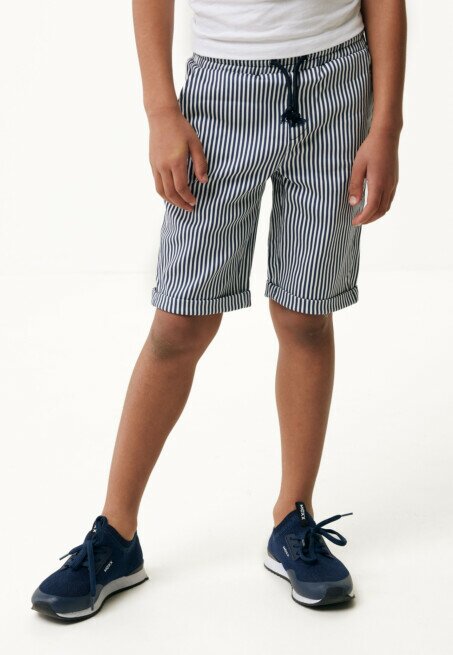 mexx Chino Shorts With Roll Up Cuff Off White