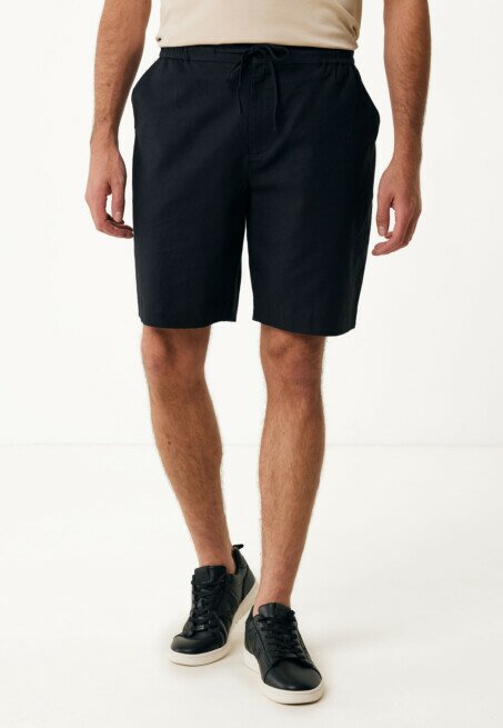 mexx Daniel Linen Shorts Black