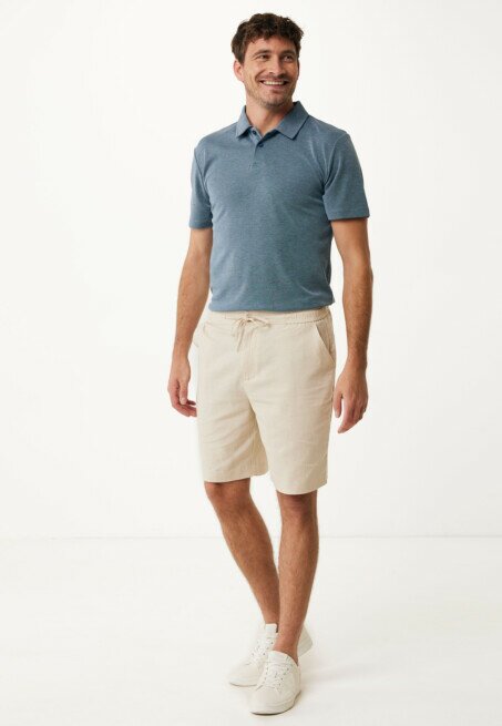 Mexx Daniel Linen Shorts Greyish Sand