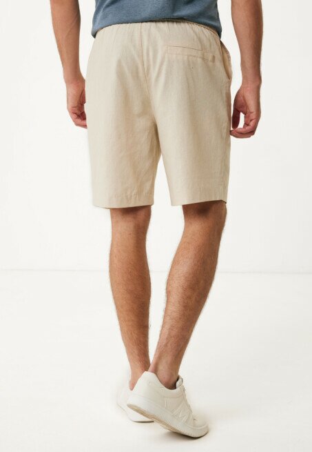 Mexx Daniel Linen Shorts Greyish Sand