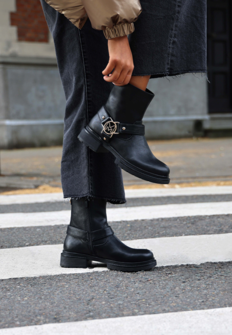 Mexx Enkellaars Philippa Glad Zwart