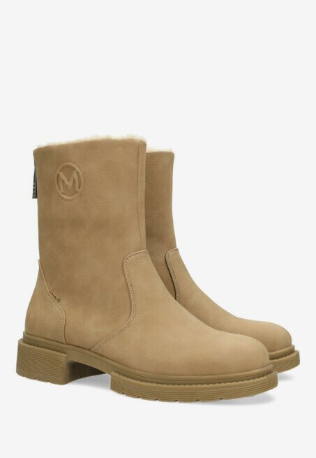 Mexx Enkellaars Polly Glad Donker Beige