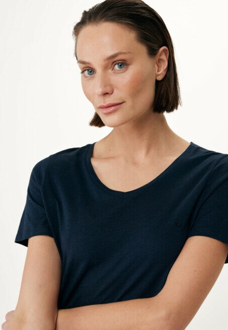 Mexx FEMMIE Basic V-neck Tee Navy
