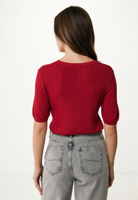 Mexx Gerbera Ajour Top Berry Red