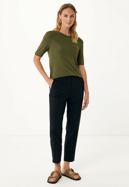 Mexx Gerbera Ajour Top Khaki Green