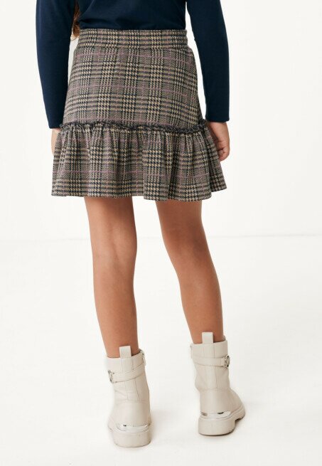 Mexx Geruite Rok Marine