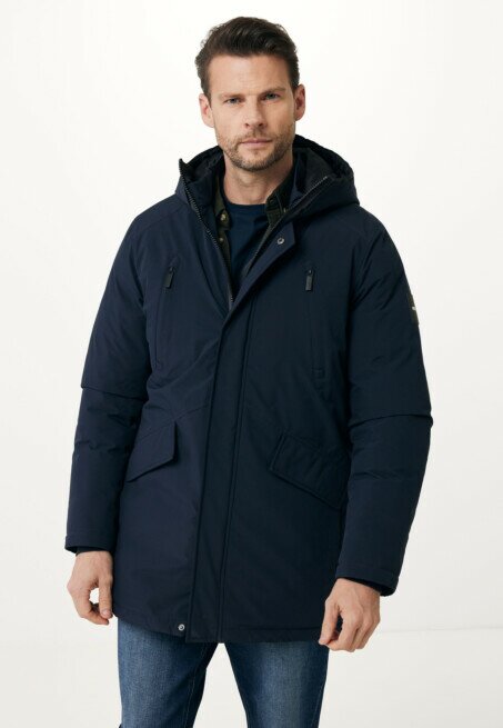 mexx Gewatteerd Winterjas Met Capuchon Navy