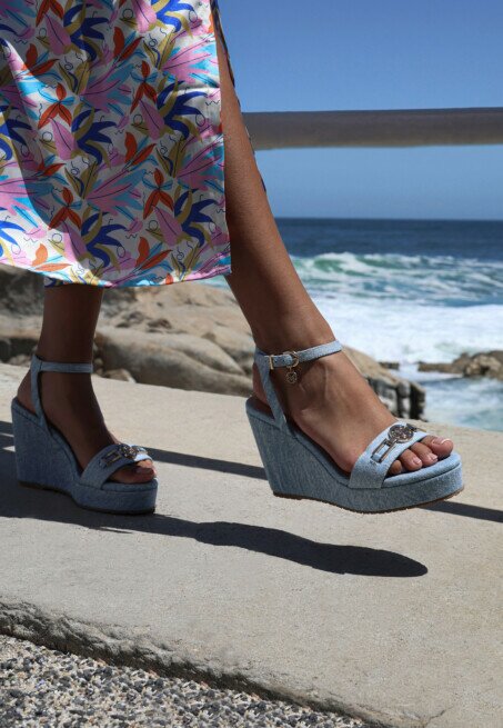 Mexx Heeled Sandal Nolah Light Blue